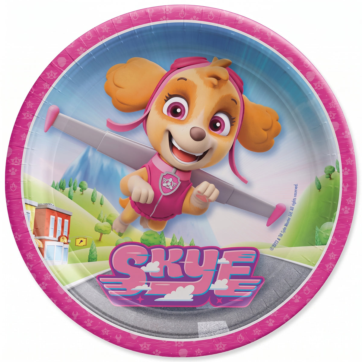 PAW Patrol Skye 9" Round Paper Plates