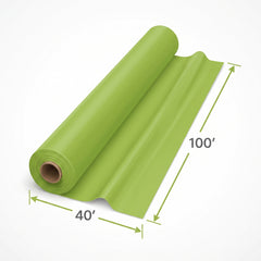Kiwi Plastic Table Cover Roll - 40" x 100'