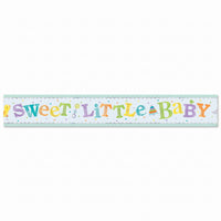 "Sweet Little Baby" Baby Shower Banner