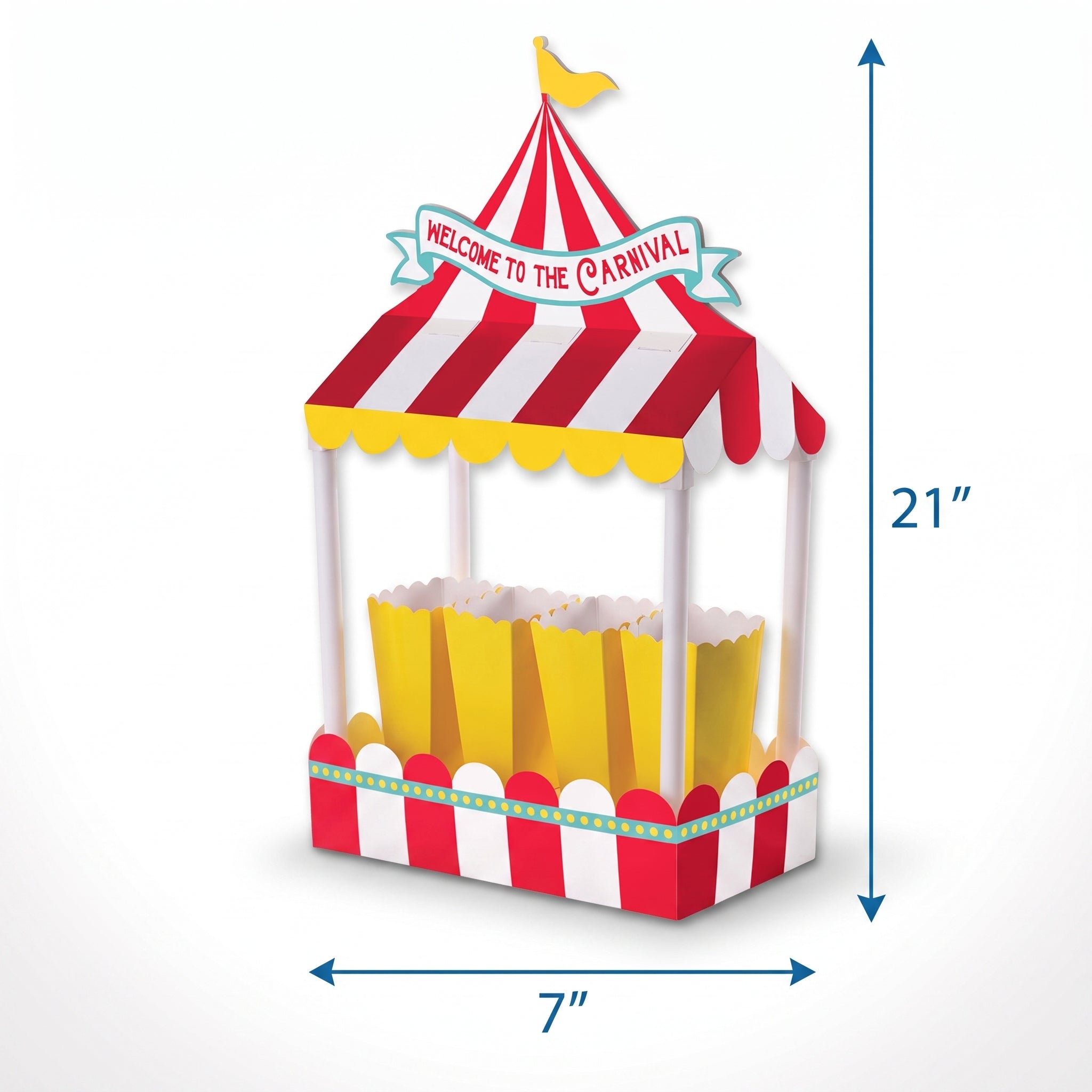 Welcome to the Carnival Table Centerpiece