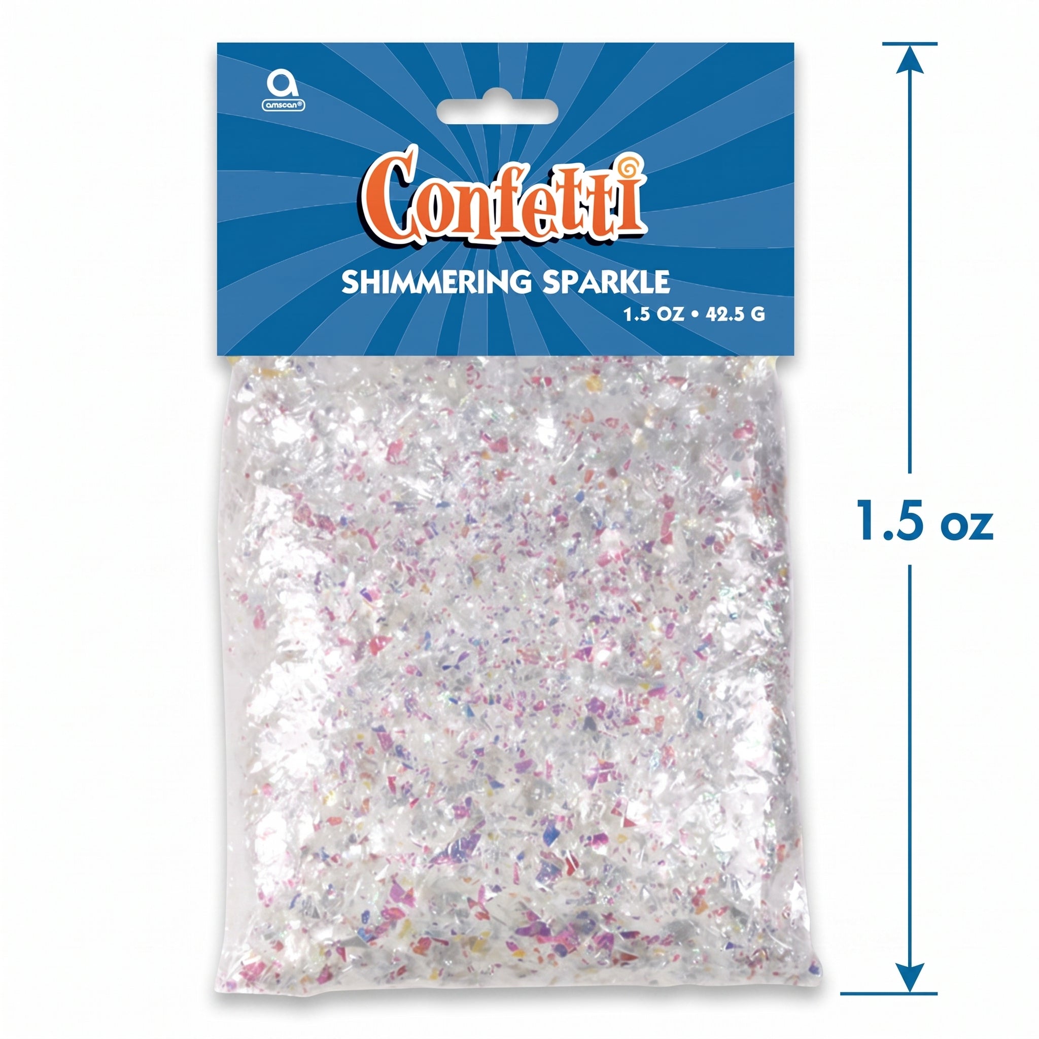 Shimmering Iridescent Sparkle Confetti - 1.5 oz