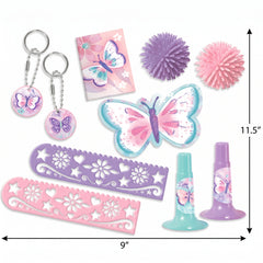 Butterfly Flutter Mega Mix Value Pack - 48-Piece Party Favor Set