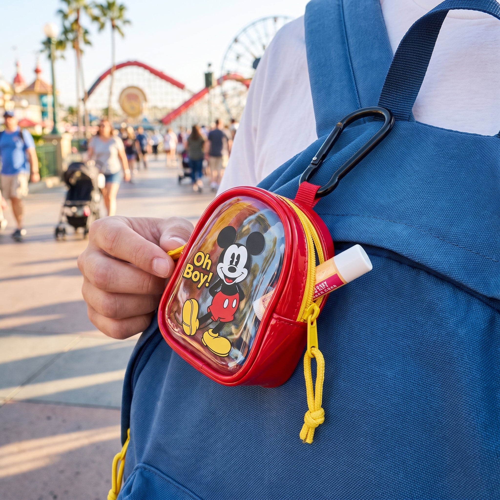 Mickey Mouse Backpack Clip Keychain Favor