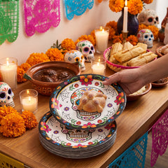 Day of the Dead 8.5" Paper Plates