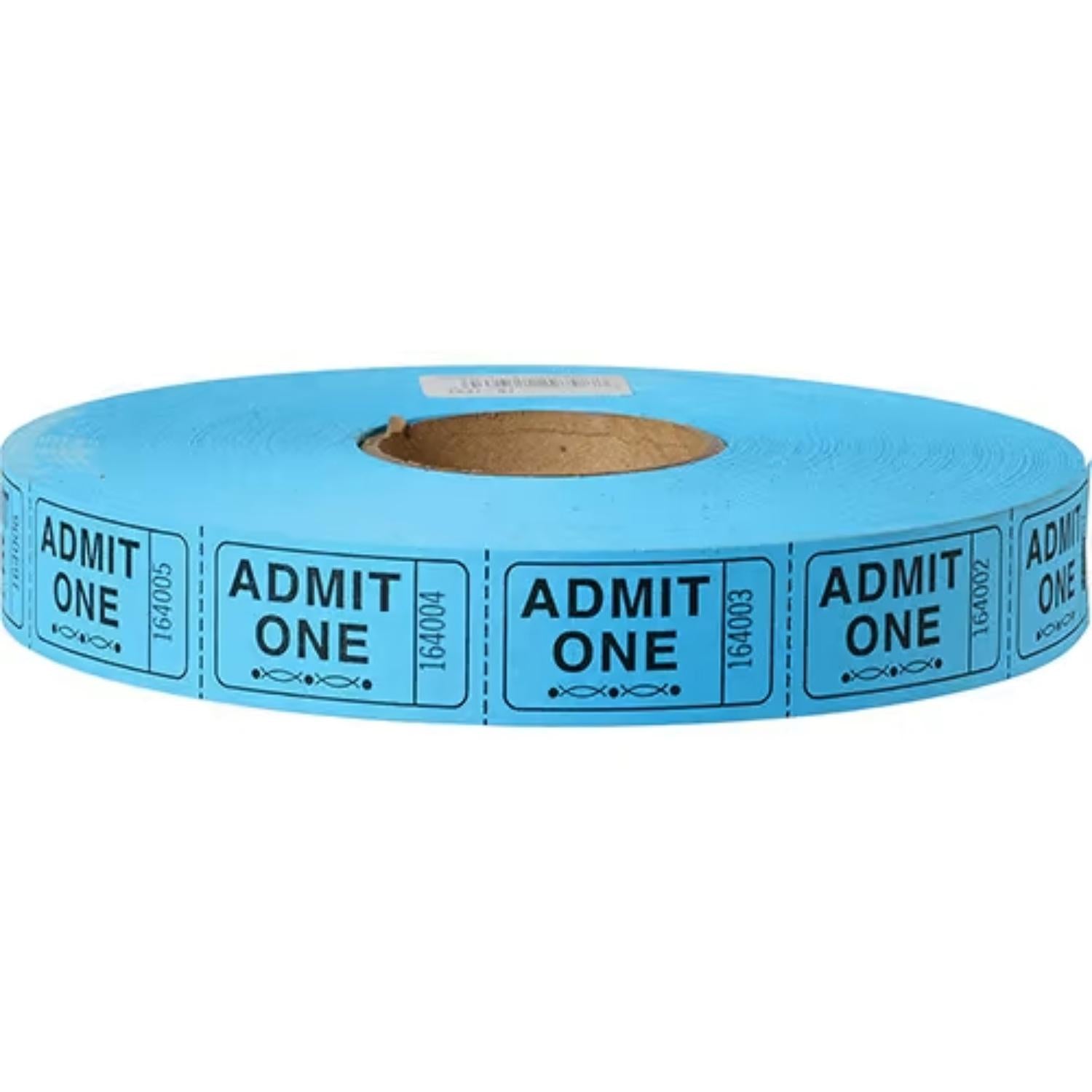 Stock Ticket Admit 1- Blue - 2000 Tickets