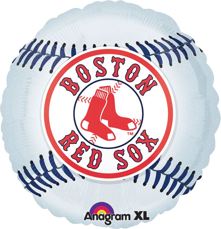 Boston Red Sox 18" Mylar Foil Balloon - Official MLB Party Decor
