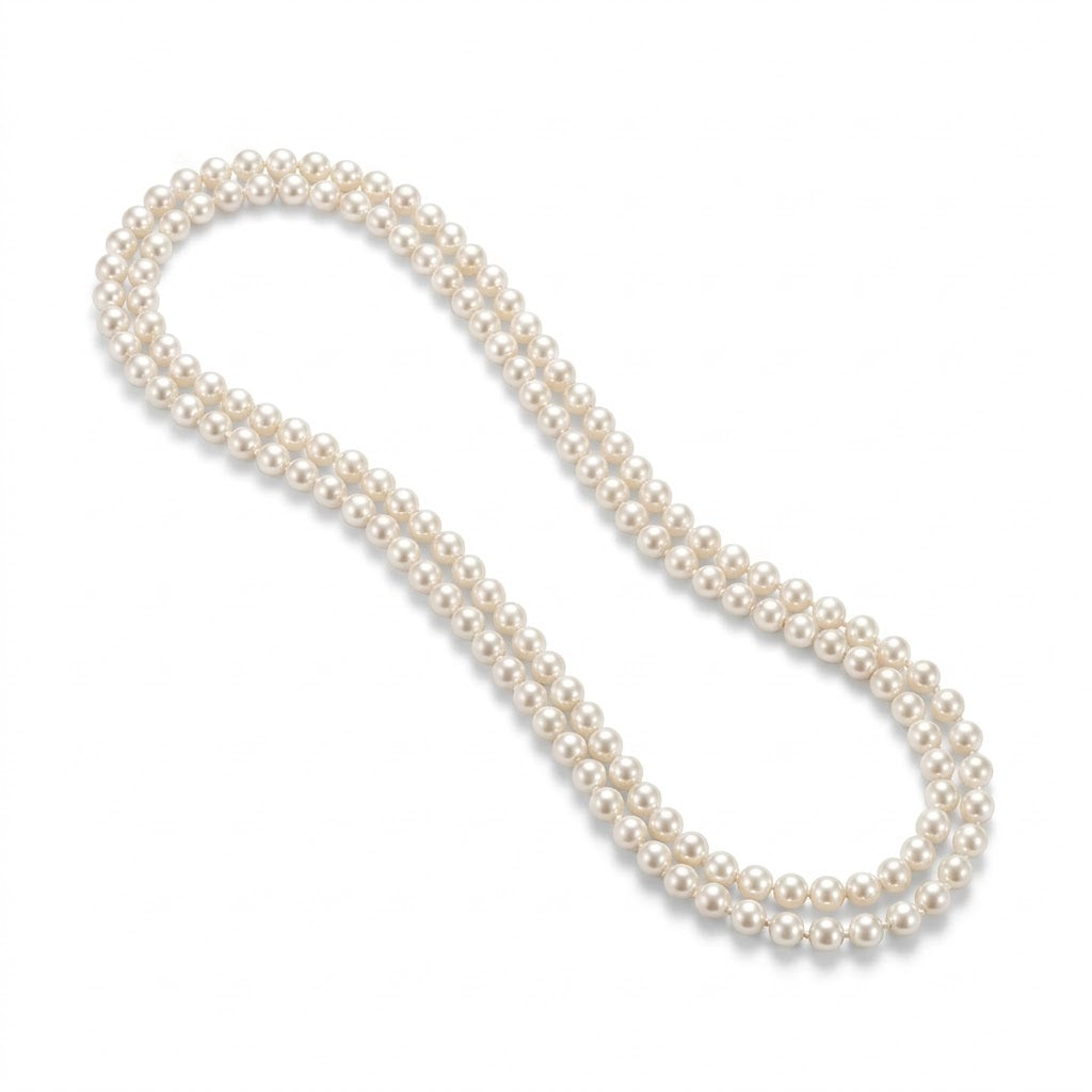 1920s Faux Pearl Necklace Choker - Costume Jewelry Accessory