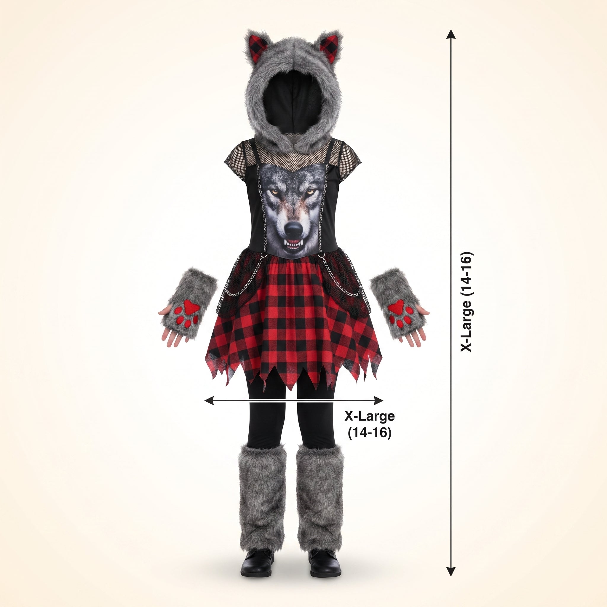 Kids' She-Wolf Halloween Costume