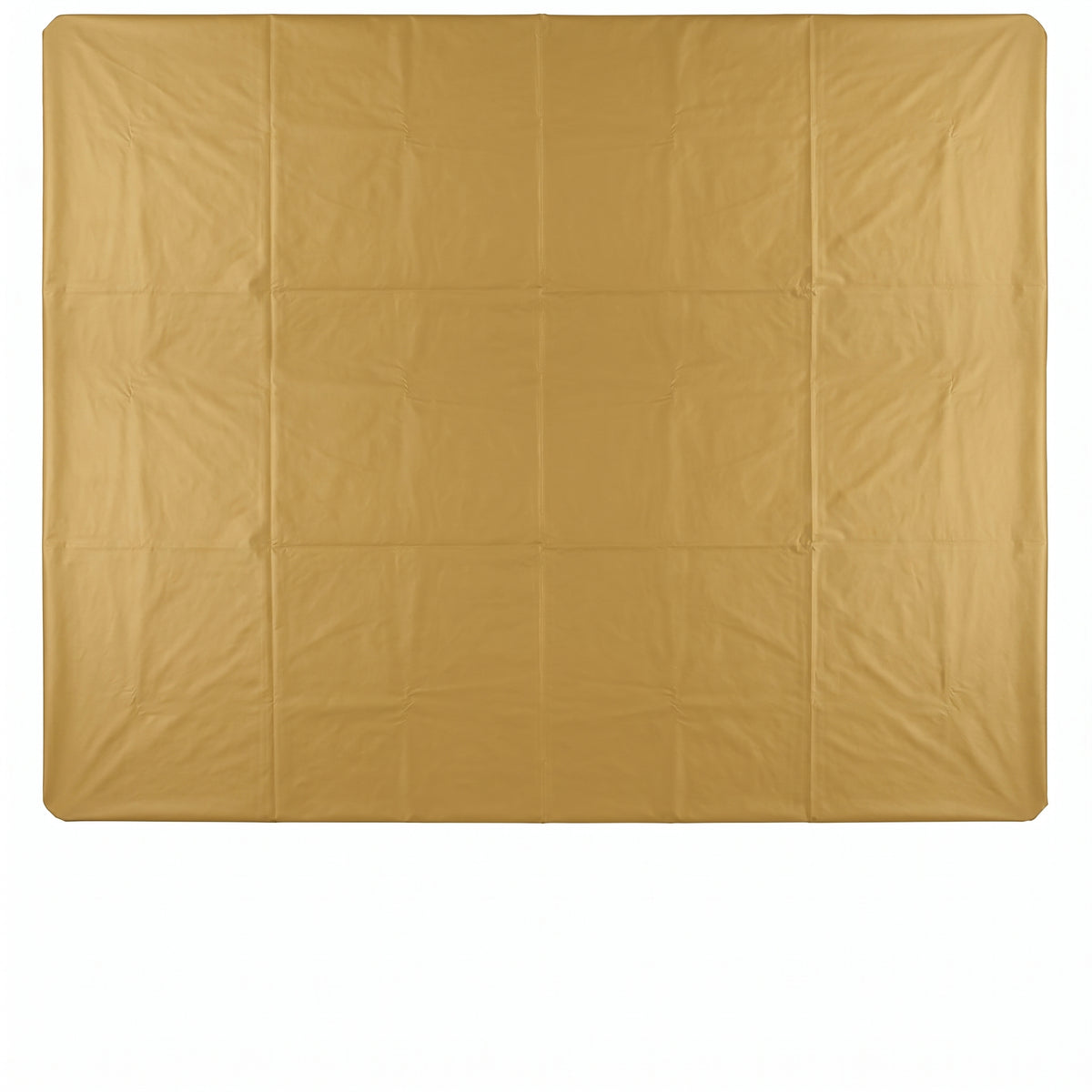 Gold Plastic Table Cover - 54 x 108 Inches