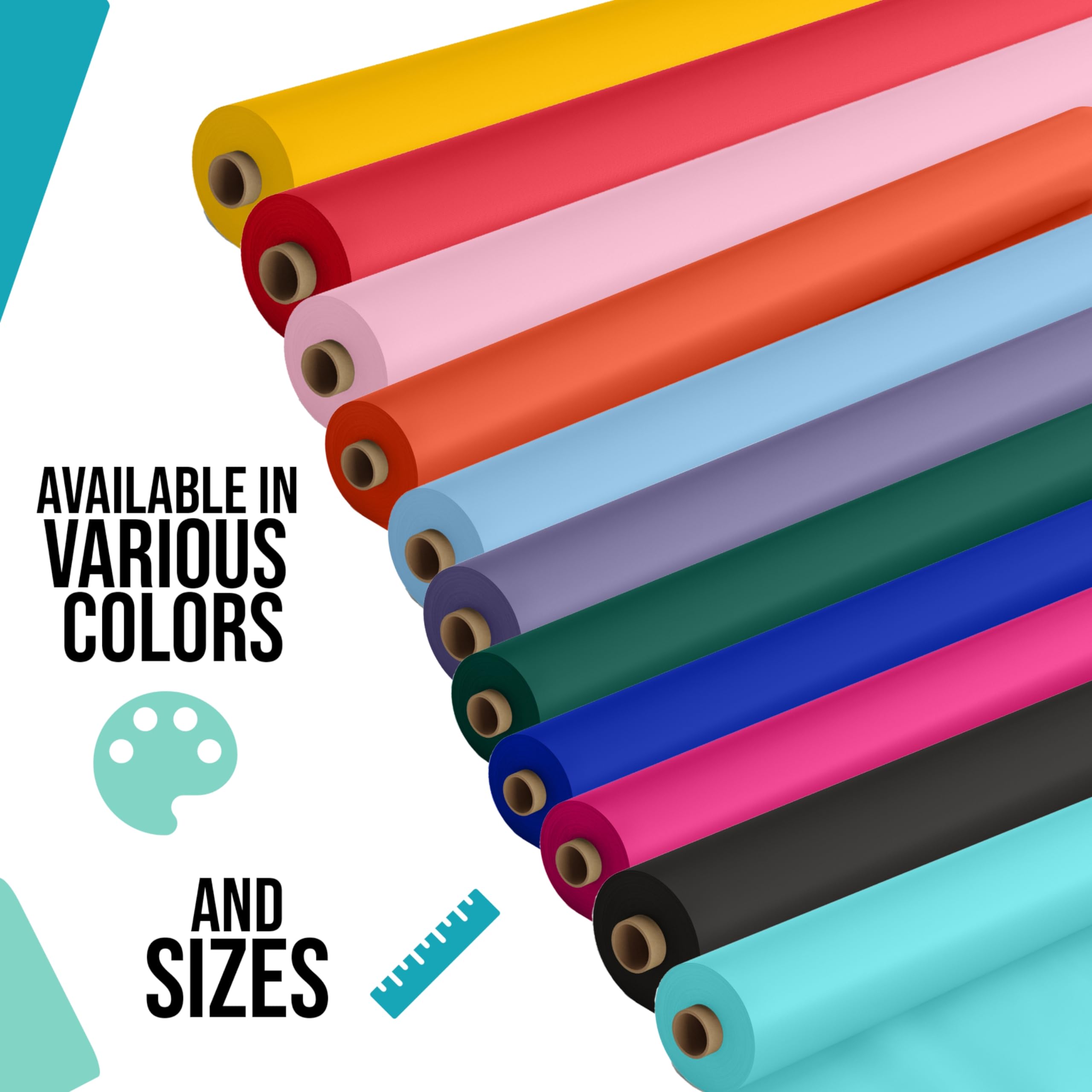 40 In. x 100 Ft. Cerise Table Roll | Case of 6