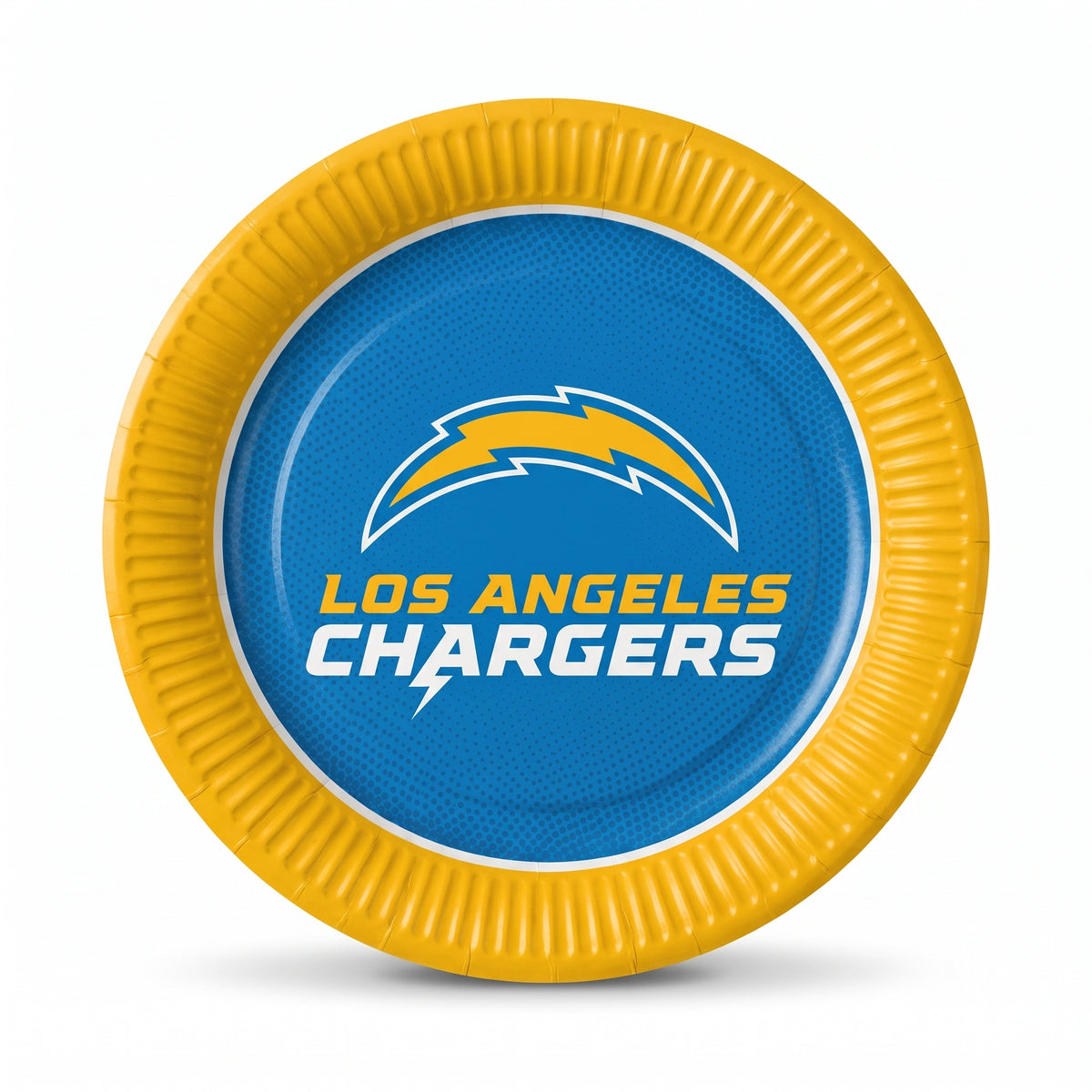 Los Angeles Chargers 9" Round Paper Plates