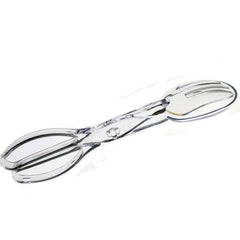 Clear Plastic Deluxe Salad Tongs | 1 Pack