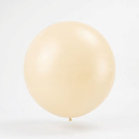 Premium Vanilla Latex Balloons - 24" (4 Pack)