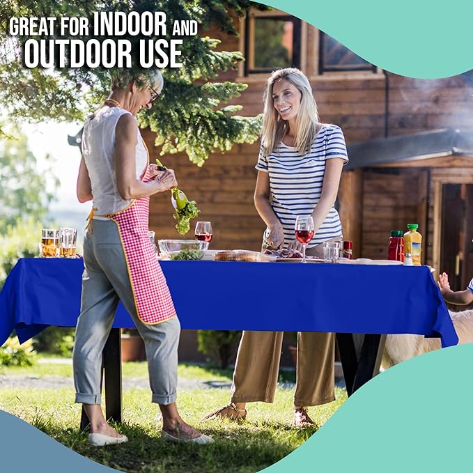 40 In. x 100 Ft. Dark Blue Table Roll | Case of 6