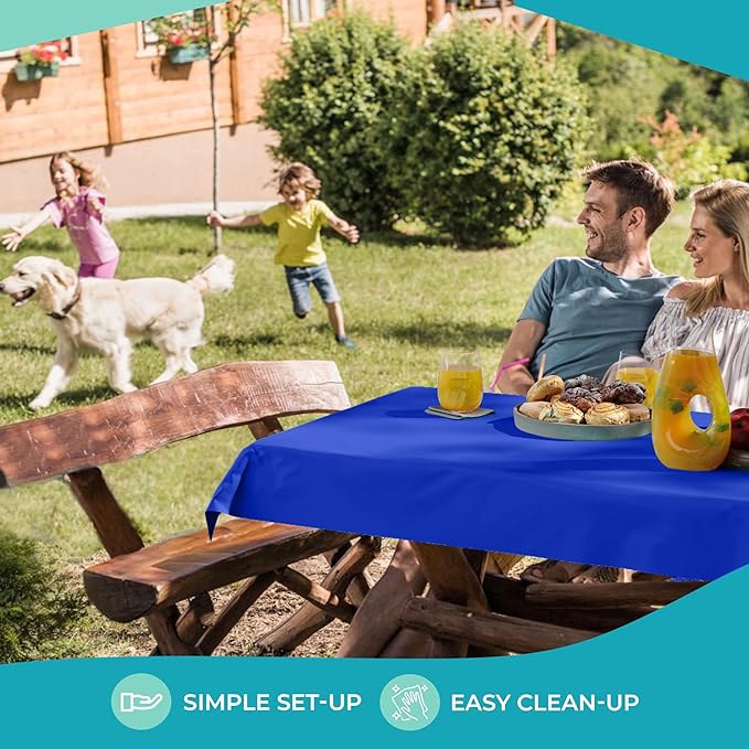 40 In. x 100 Ft. Dark Blue Table Roll | Case of 6