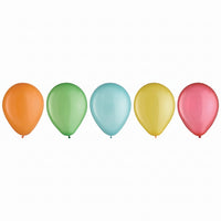 Sherbert Mix Latex Balloons, 11-Inch, 15-Pack