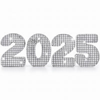 2025 Mirrored Letter Table Centerpiece for New Year's Eve