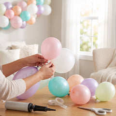 Sorbet Pastel Latex Balloons, 5-Inch, Assorted Colors, 25-Pack