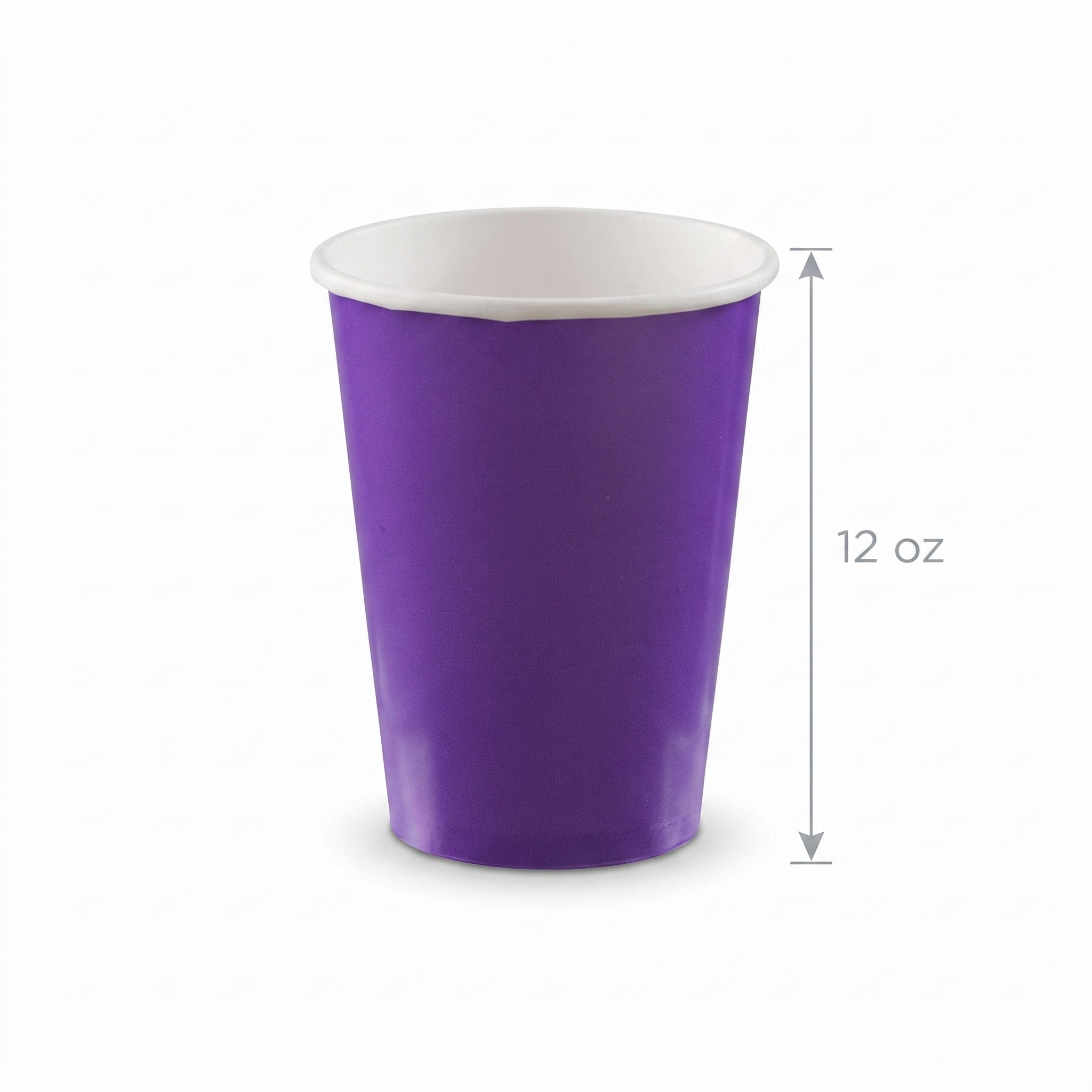 Vibrant 12oz Paper Party Cups - 40 Pack