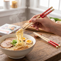 Naruto Shippuden Plastic Chopsticks Set - 4 Pairs