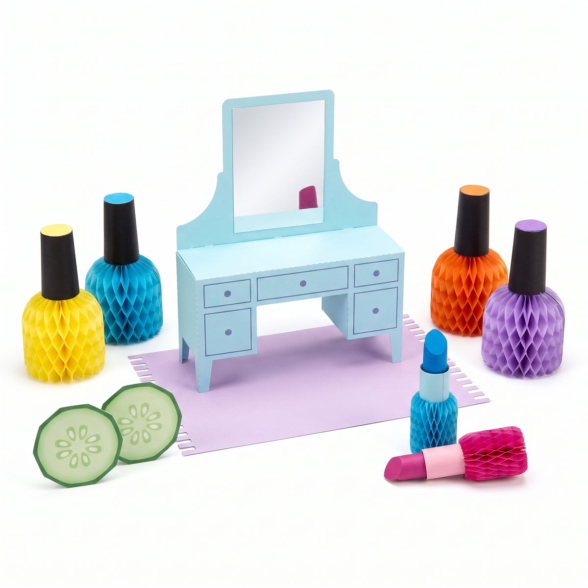 Spa Party Table Centerpiece Kit for Kids' Birthday