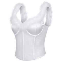 Plus Size Angel Corset Costume Top - Halloween Special