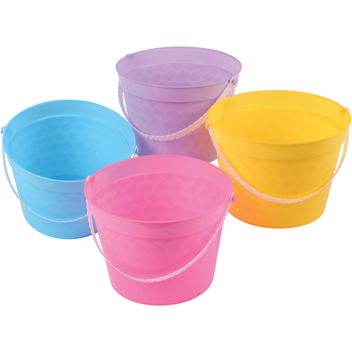 Plastic Easter Baskets/12 Per Pk - 12 Count