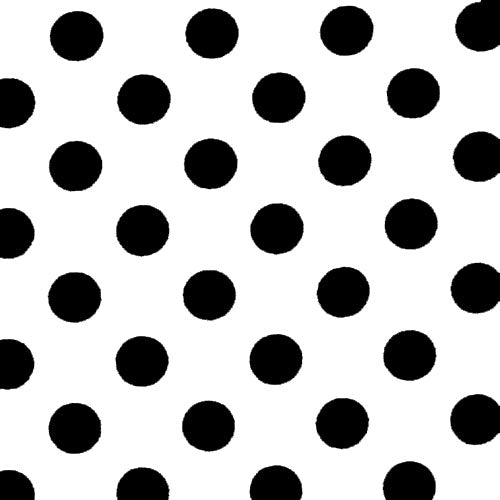 Black Polka Dot Plastic Table Covers | 12 Pack - 54 in. x 108 in.