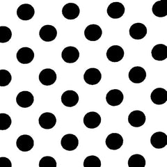 Black Polka Dot Plastic Table Covers | 12 Pack - 54 in. x 108 in.