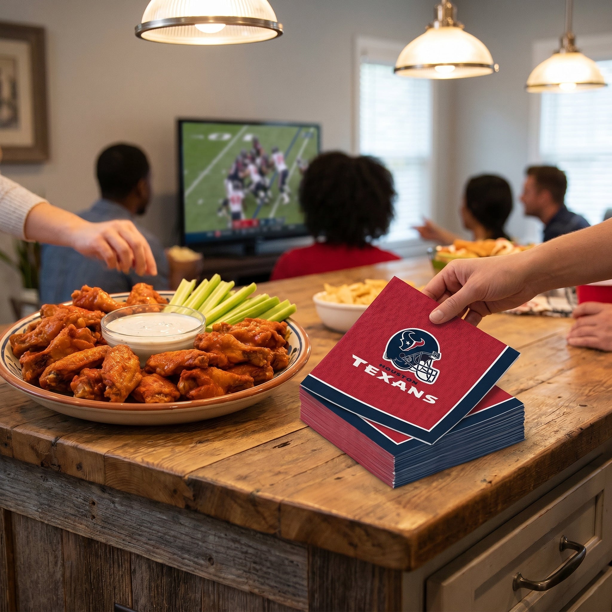 Houston Texans NFL Luncheon Napkins - 6.5 In. X 6.5 In.