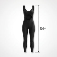 Sleek Black Halloween Catsuit Costume - S/M