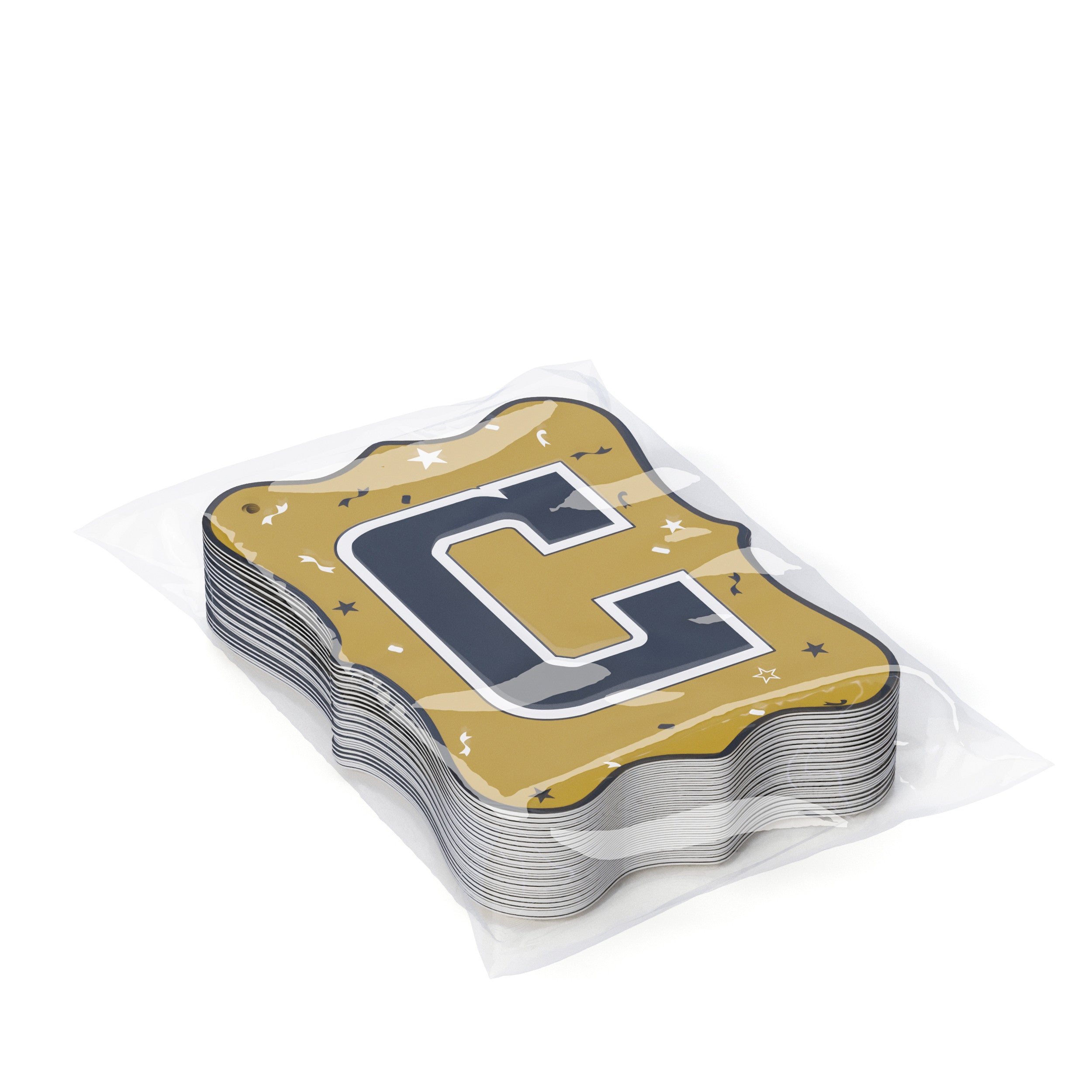 Gold/White Graduation Combo Pack | Service For 8