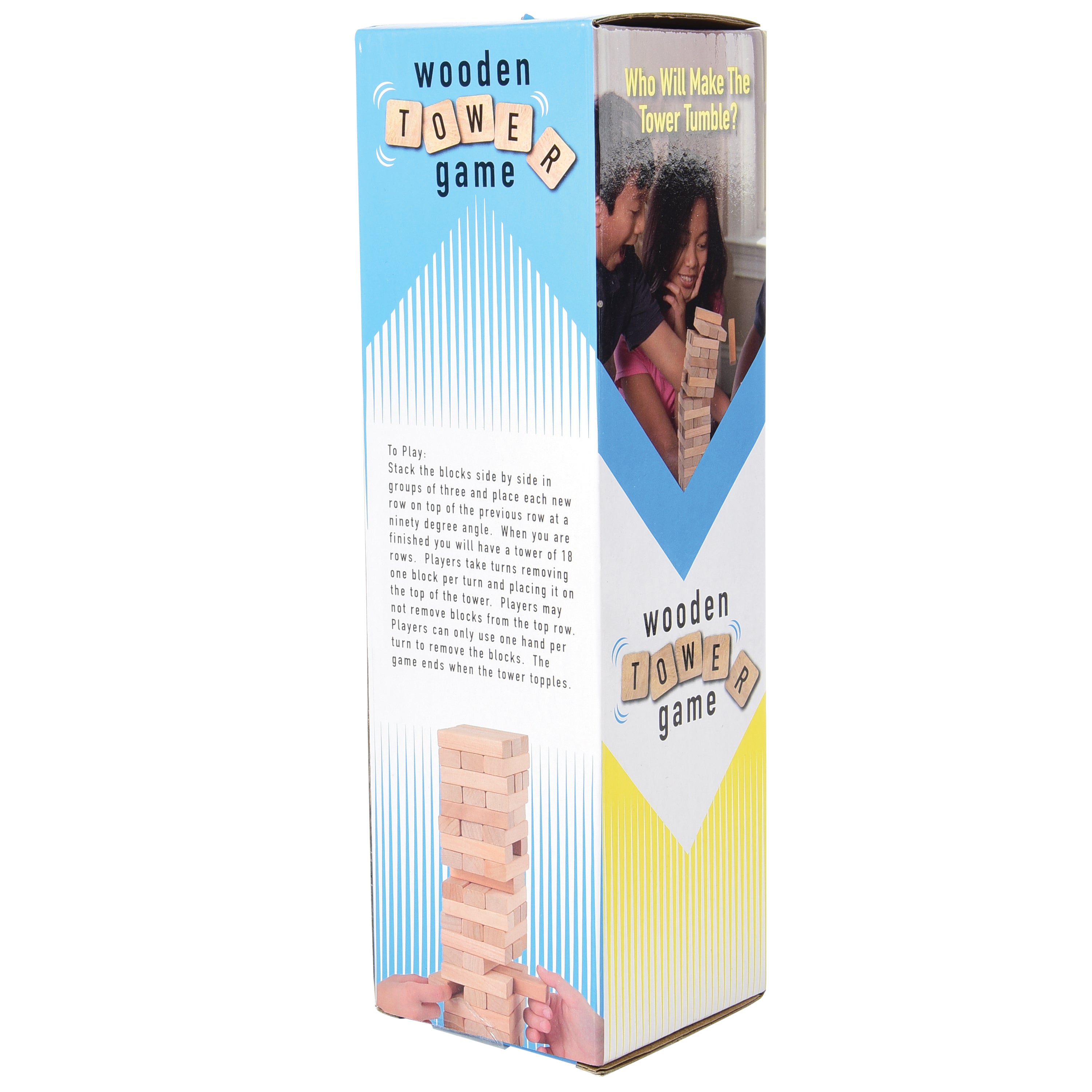 Wooden Tower Game/10.5 In - 1 Count
