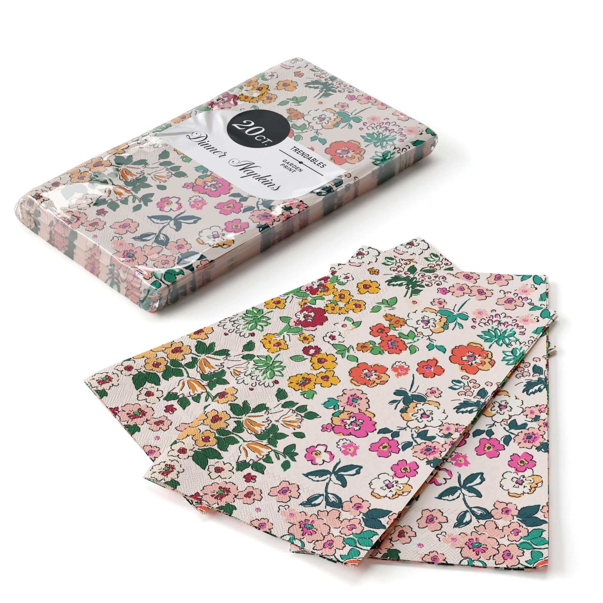 Garden Print Luncheon Napkin | 20 Count