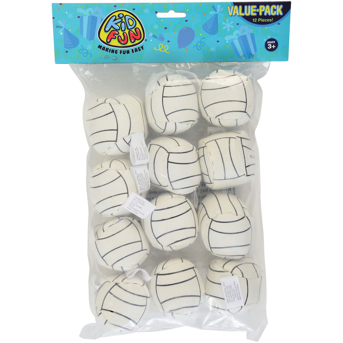 Mini Volleyballs - 12 Count