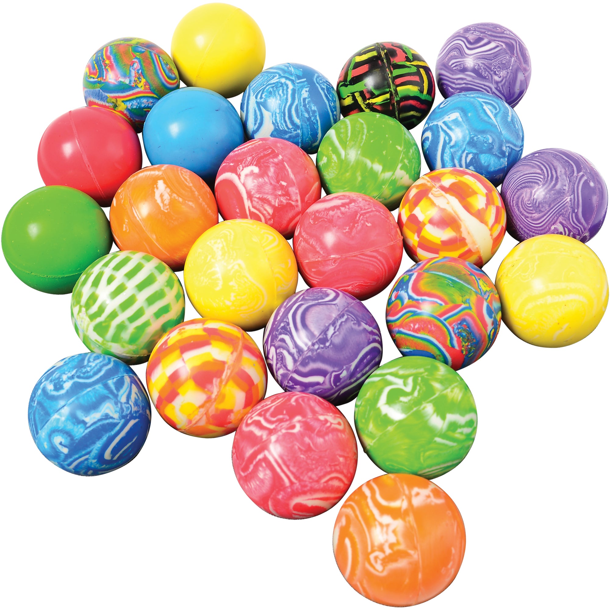 60Mm Ball Asst/25 Per Pkg - 25 Count