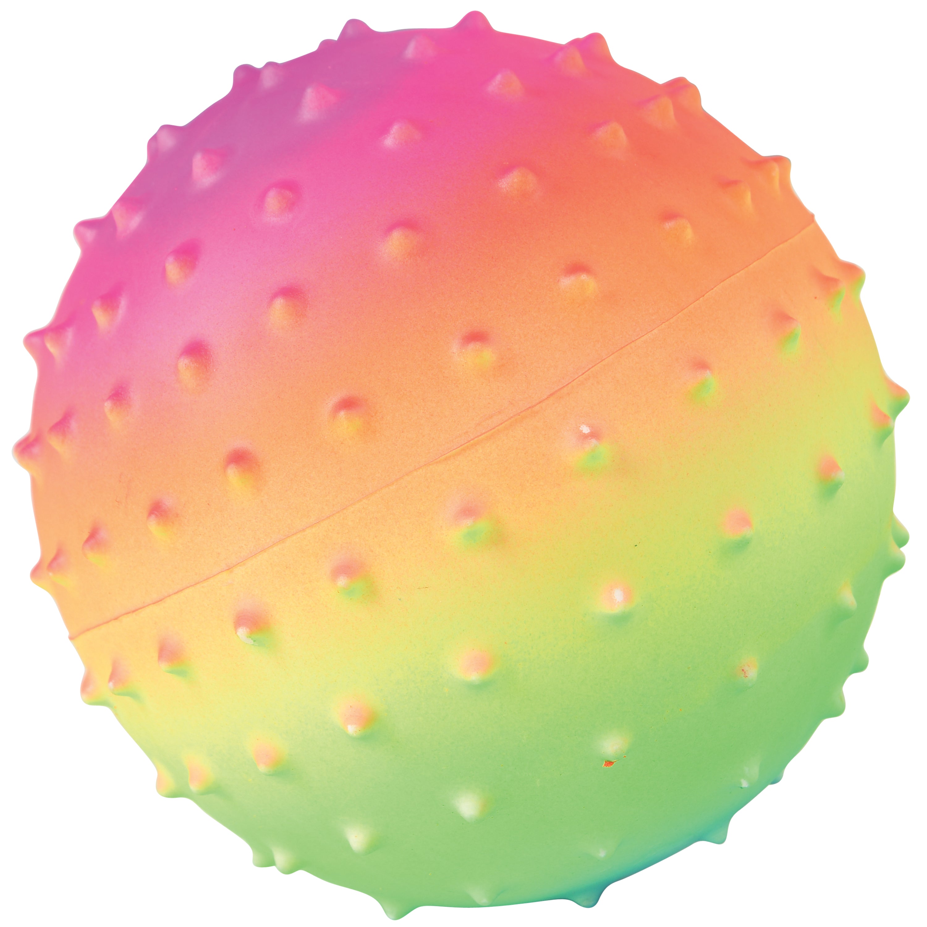 Rainbow Knobby Ball/5 In - 12 Count