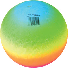 Rainbow Pvc Playground Balls/5 In - 12 Count