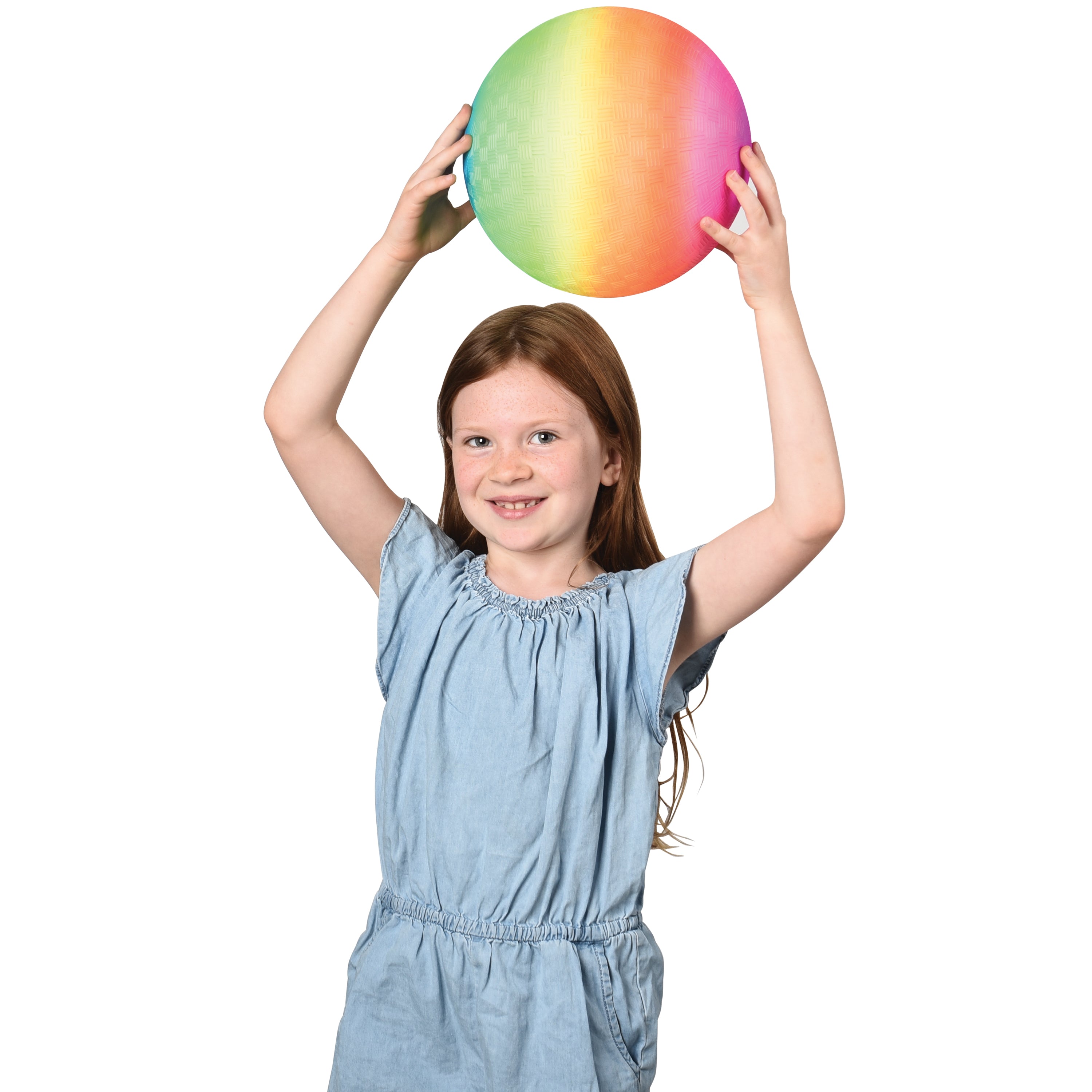 Rainbow Playground Balls/9 In - 12 Count