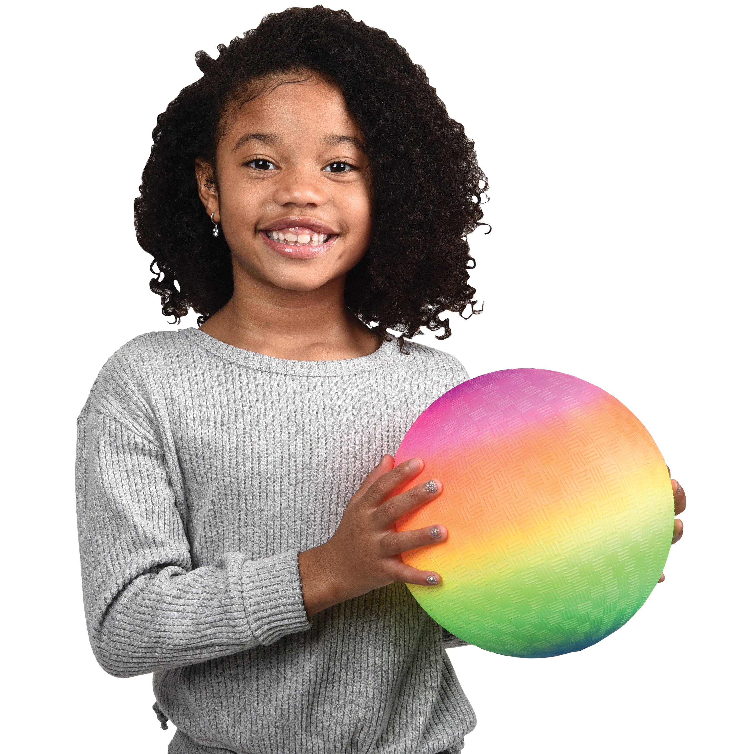 Rainbow Playground Balls/9 In - 12 Count