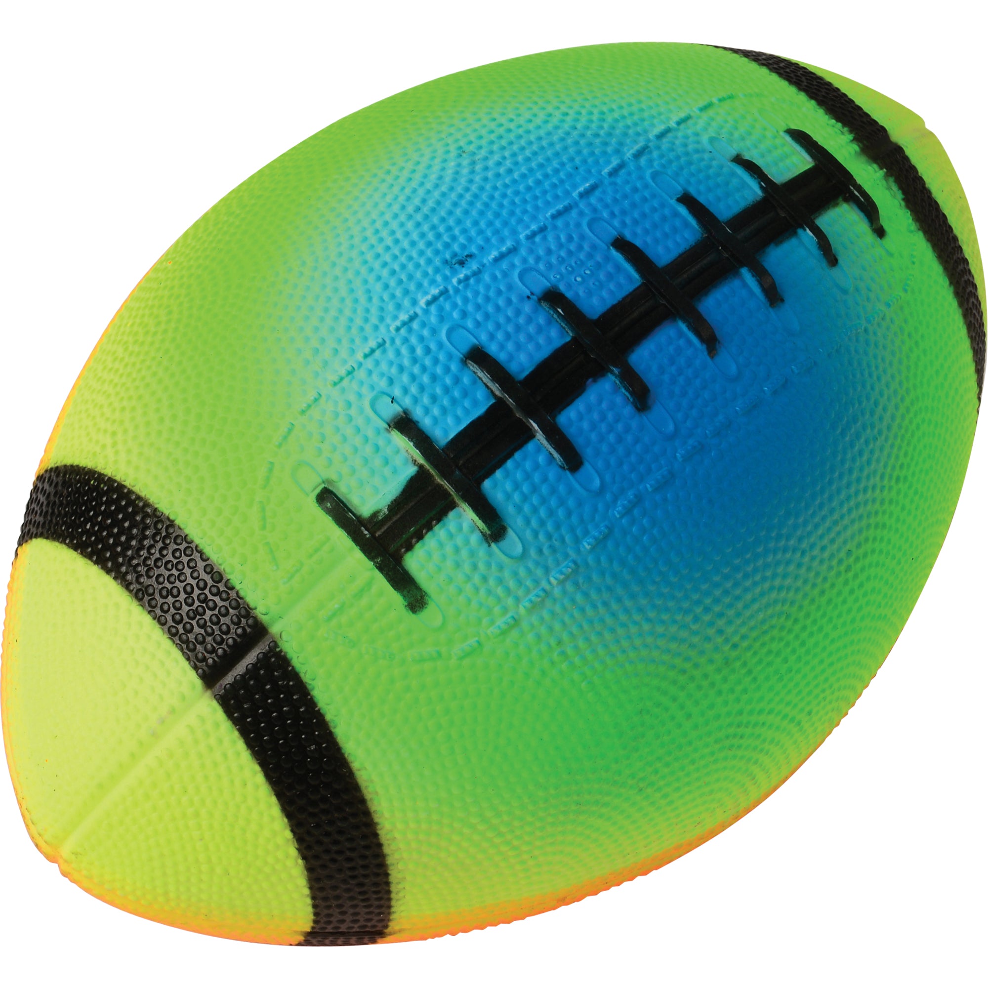 Rainbow Football/8 In Deflated - 12 Count