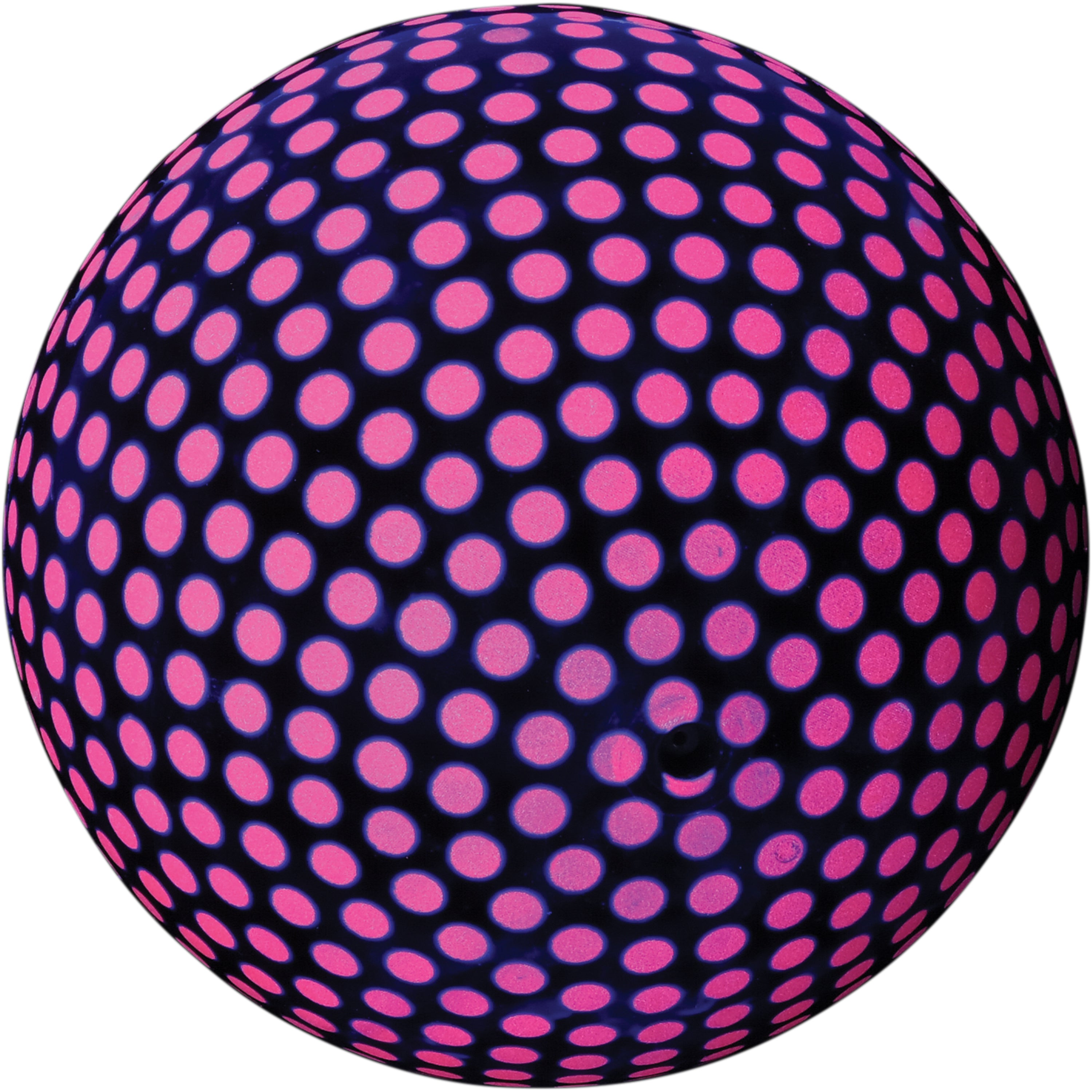 Neon Polka Dot Pvc Balls/5 In - 12 Count