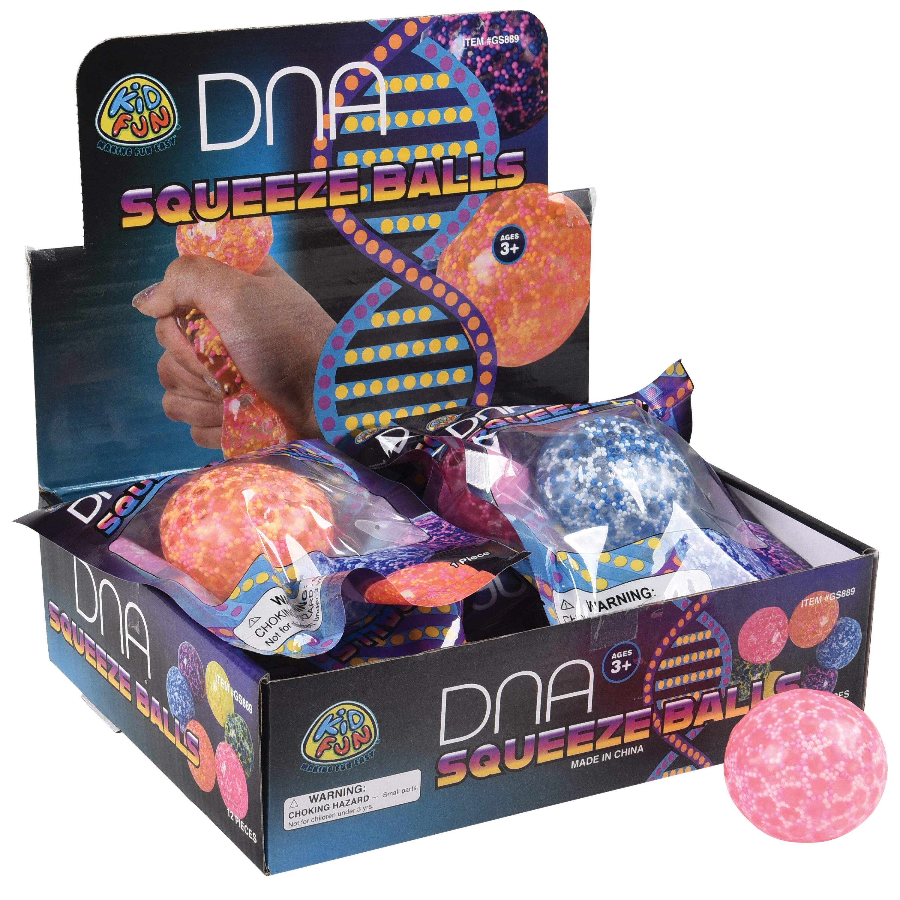 Dna Squeeze Balls - 12 Count