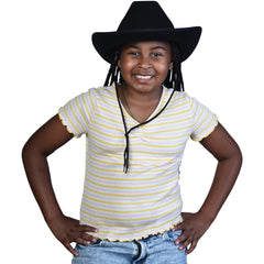 Cowboy Hat/Black - 1 Count