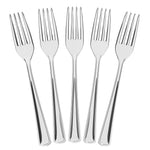 Heavy Duty Clear Plastic Forks - 7.5 in. | 50 Count