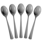 Heavy Duty Silver Plastic Spoons - 7 in. | 50 Count