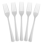 Heavy Duty White Plastic Forks - 7.5 in. | 50 Count