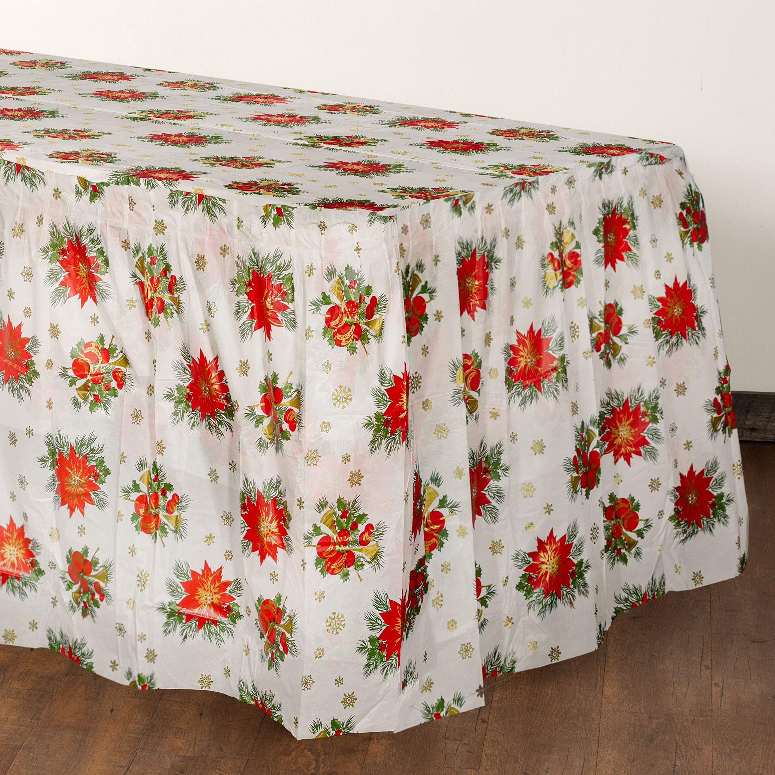 Holiday Printed Table Skirt 14' x 29"