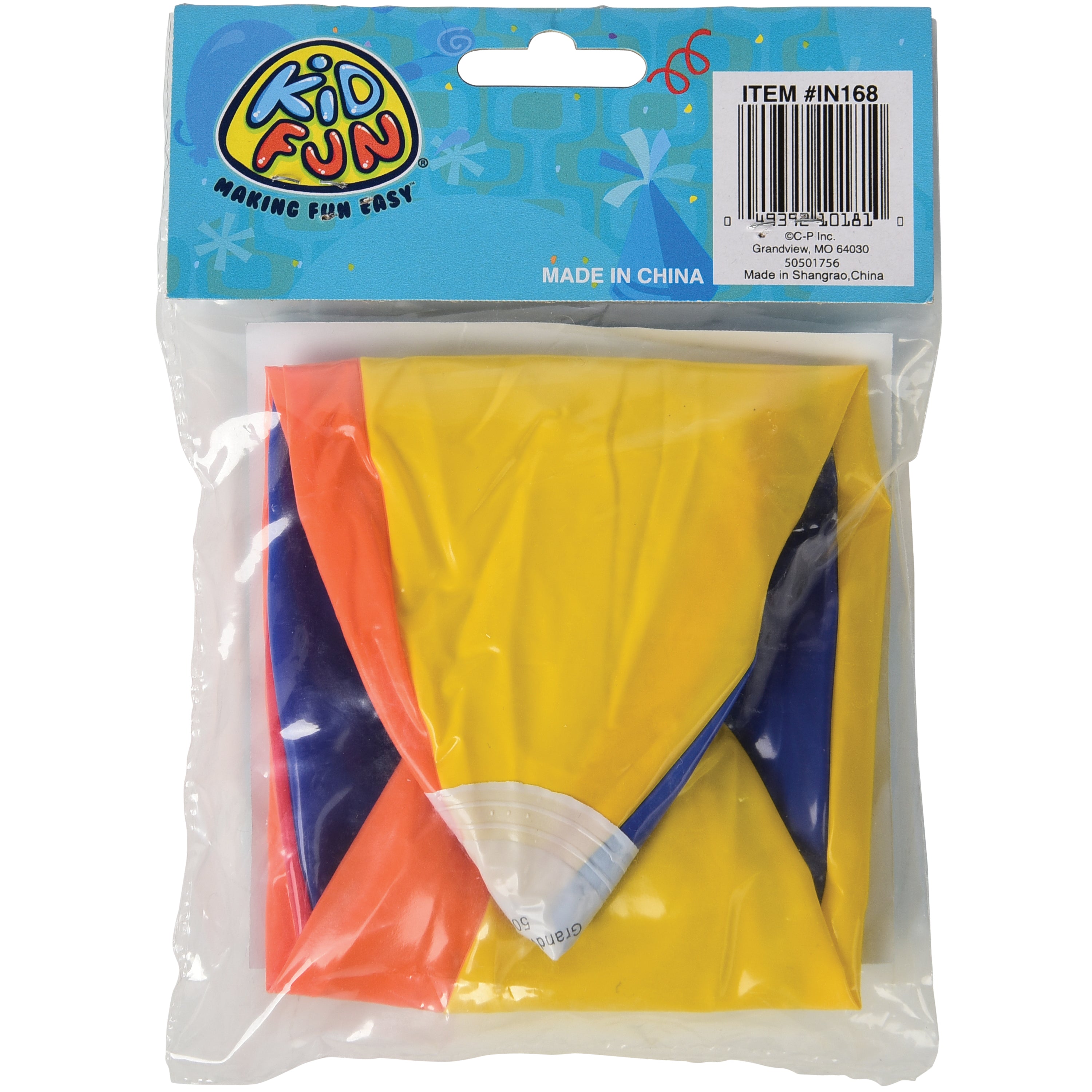 Beachball Inflates/12 In/8 In Diam - 12 Count