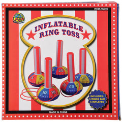 Inflatable Ring Toss Game/1 Set - 10 Count